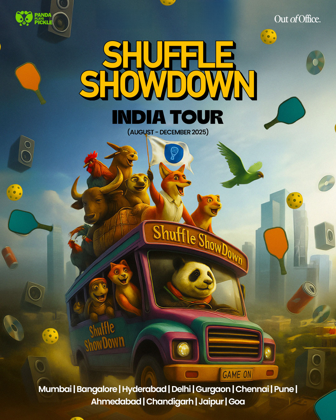 Shuffle Showdown India Tour - August to December 2025